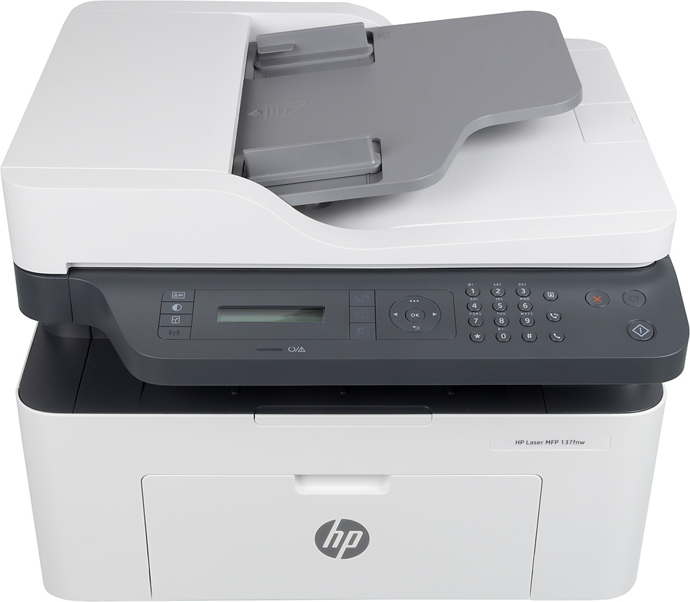 МФУ лазерный HP Laser 137fnw (4ZB84A) A4 WiFi белый/серый — фото 3