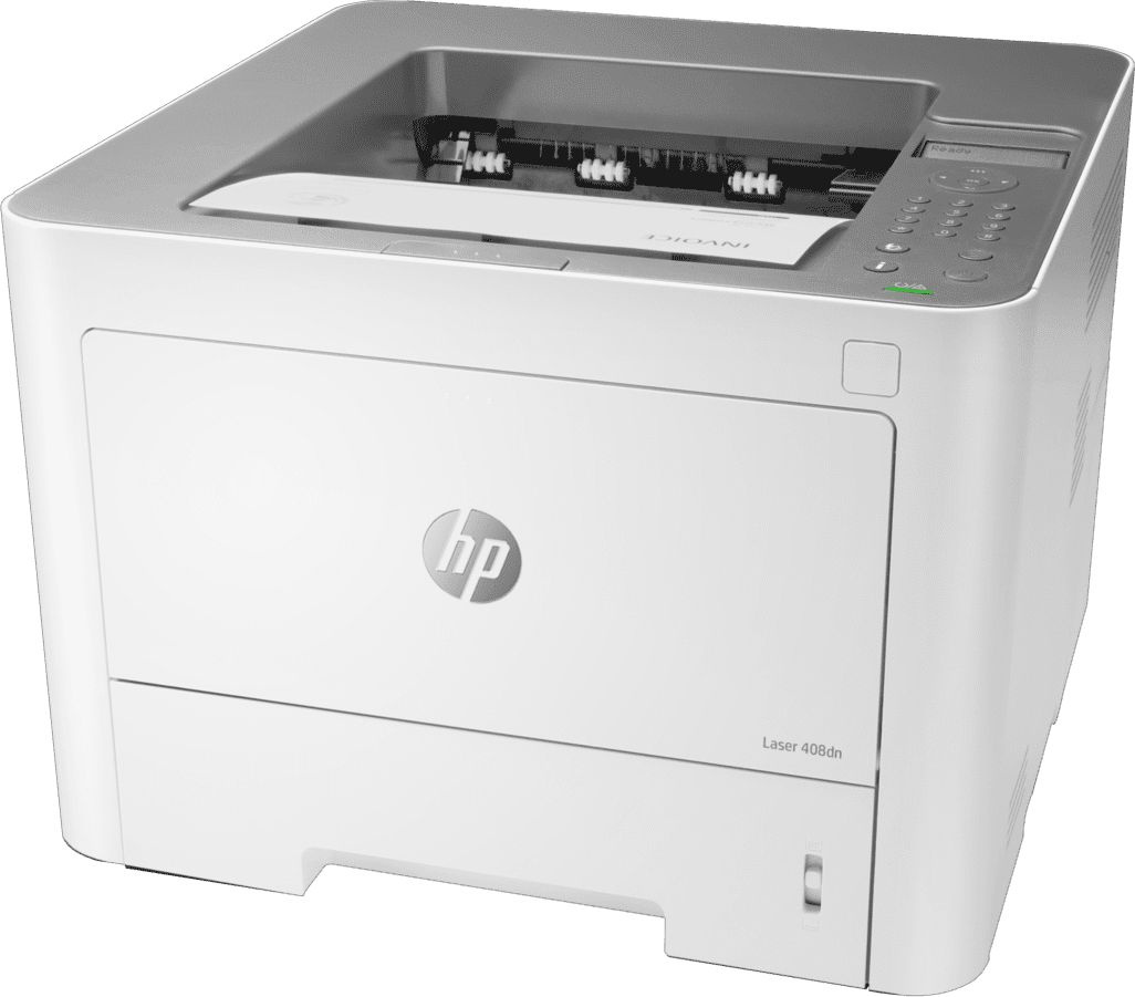 Принтер лазерный HP LaserJet Enterprise 408dn (7UQ75A) A4 Duplex Net белый — фото 2