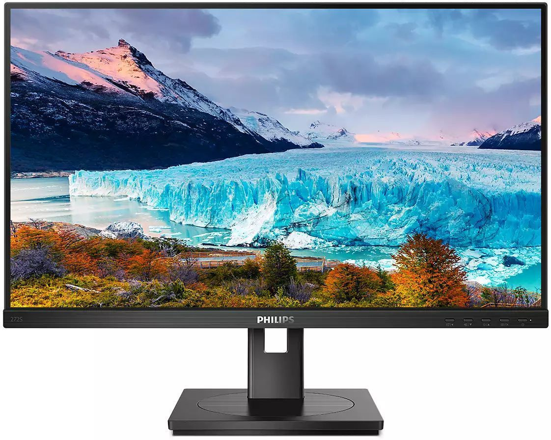 Монитор Philips 27" 272S1M(00/01) черный IPS LED 16:9 DVI HDMI M/M матовая HAS Piv 250cd 178гр/178гр 1920x1080 75Hz VGA DP FHD USB 6.05кг — фото 3