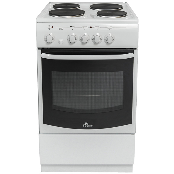 Электрическая плита (50-55 см) De Luxe 5004.14э бел.