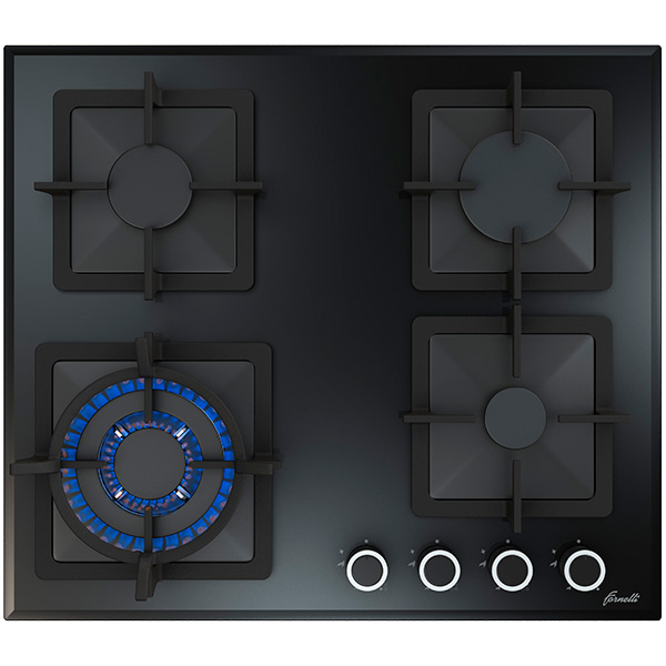 Встраив. газовая панель Fornelli PGT 60 CALORE BL
