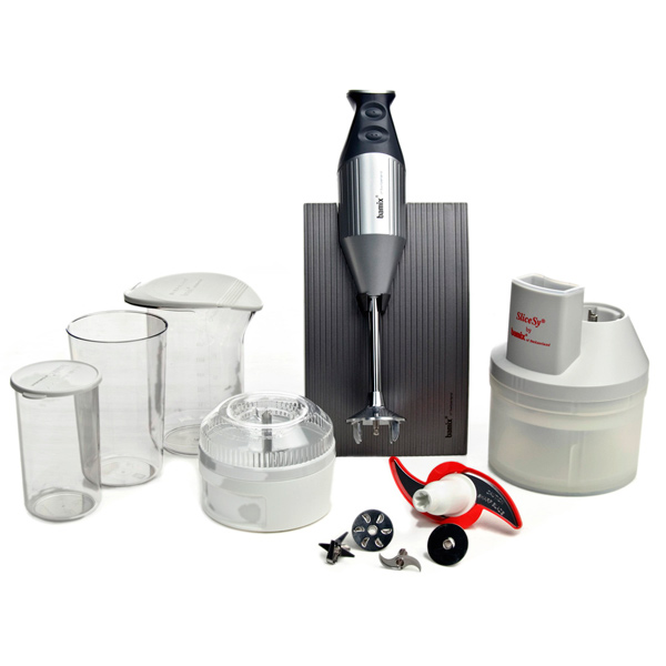 Погружной блендер Bamix M 200 Superbox SwissLine Silver серебристый