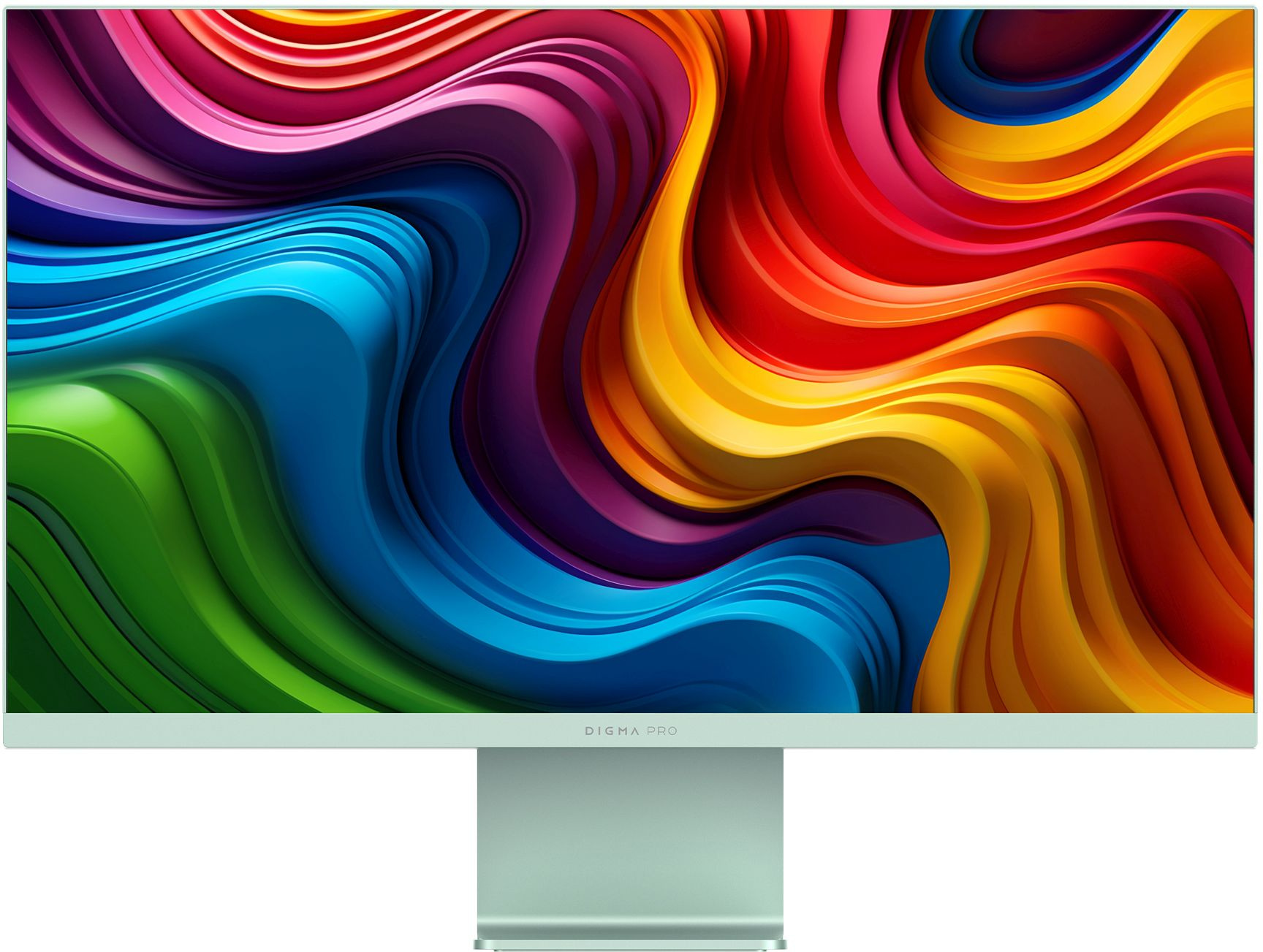 Монитор Digma Pro 27" Art L зеленый IPS LED 1ms 16:9 HDMI M/M матовая 300cd 178гр/178гр 2560x1440 165Hz G-Sync FreeSync DP 2K USB 5.7кг — фото 2