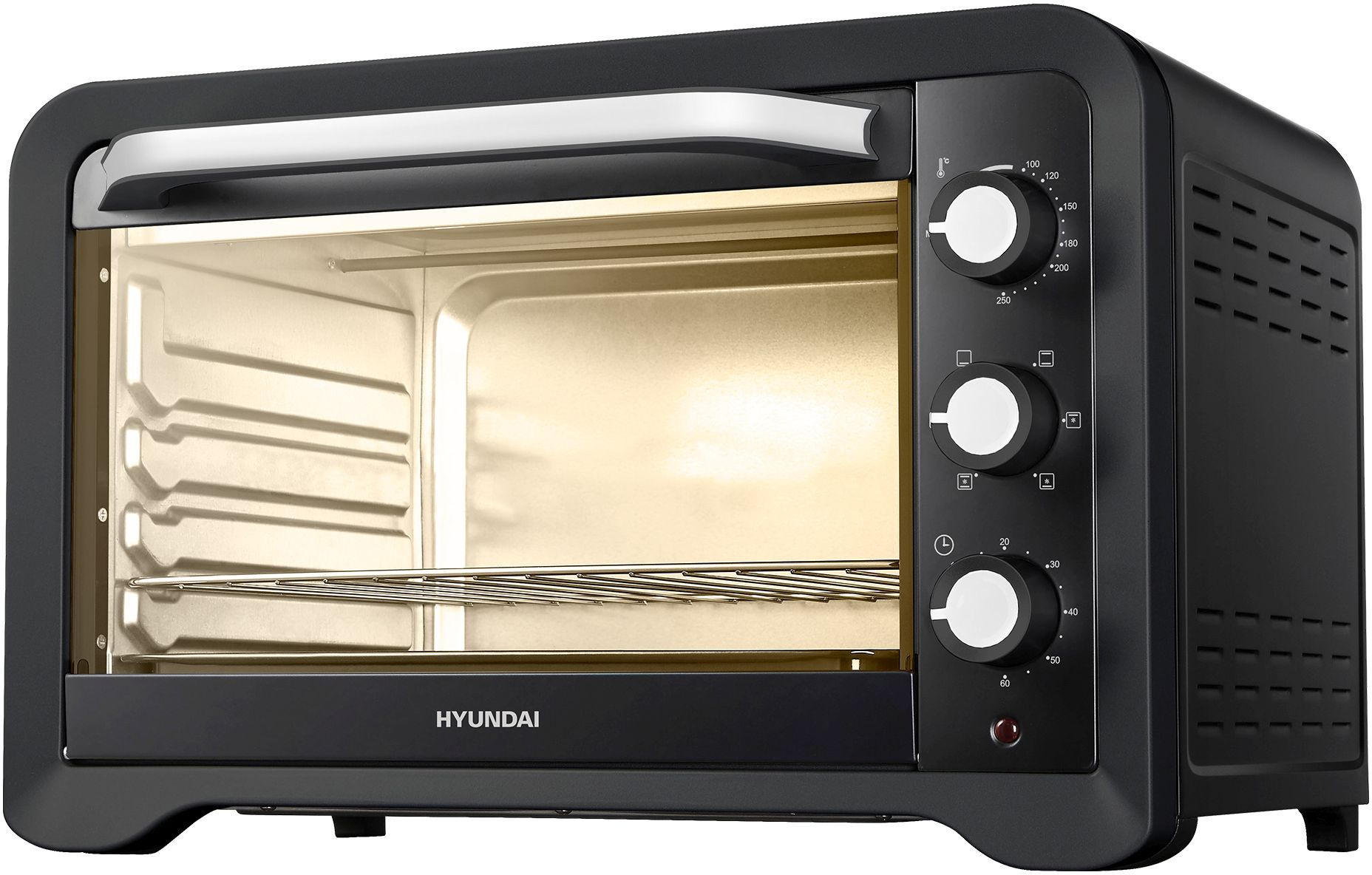 Мини-печь Hyundai MIO-HY095 45л. 2000Вт черный