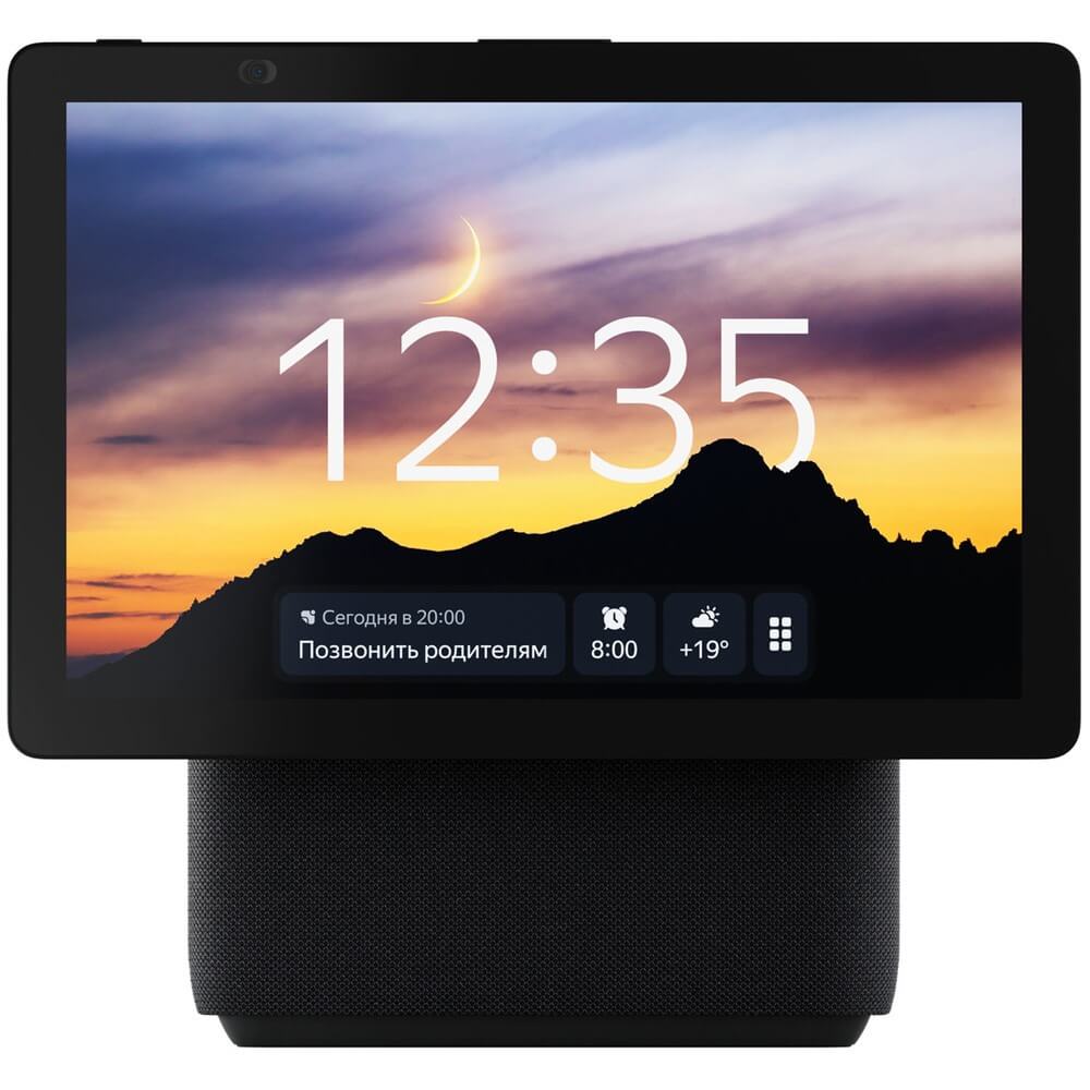 Умная колонка Яндекс Дуо Макс с Zigbee Black