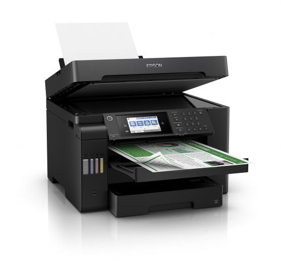 МФУ струйный Epson L15150 (C11CH72404/C11CH72505) A3+ Duplex Net WiFi черный