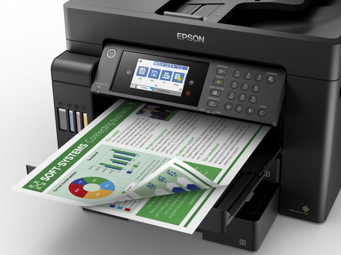 МФУ струйный Epson L15150 (C11CH72404/C11CH72505) A3+ Duplex Net WiFi черный — фото 3