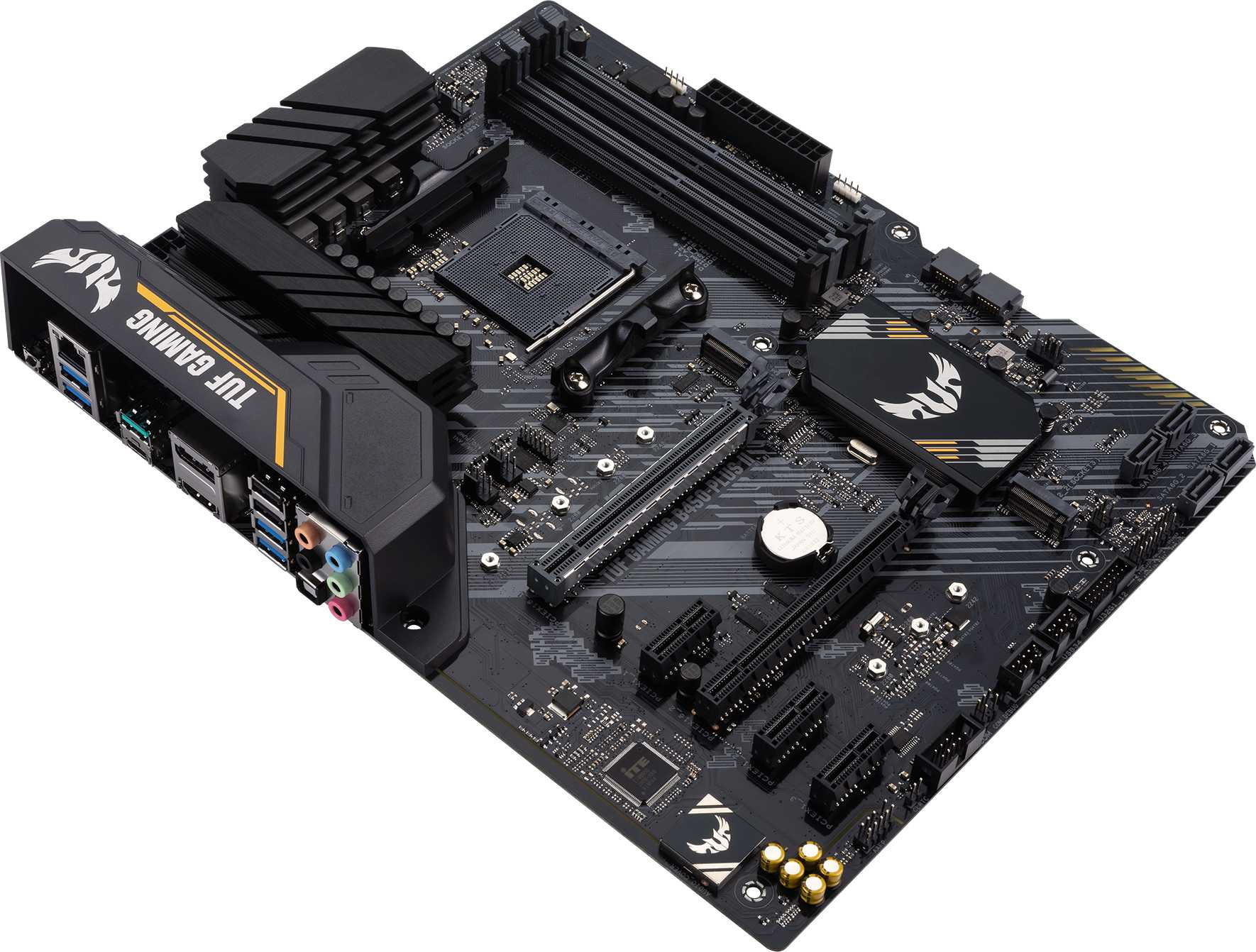 Материнская плата Asus TUF GAMING B450-PLUS II Soc-AM4 AMD B450 4xDDR4 ATX AC`97 8ch(7.1) GbLAN RAID+HDMI+DP — фото 3