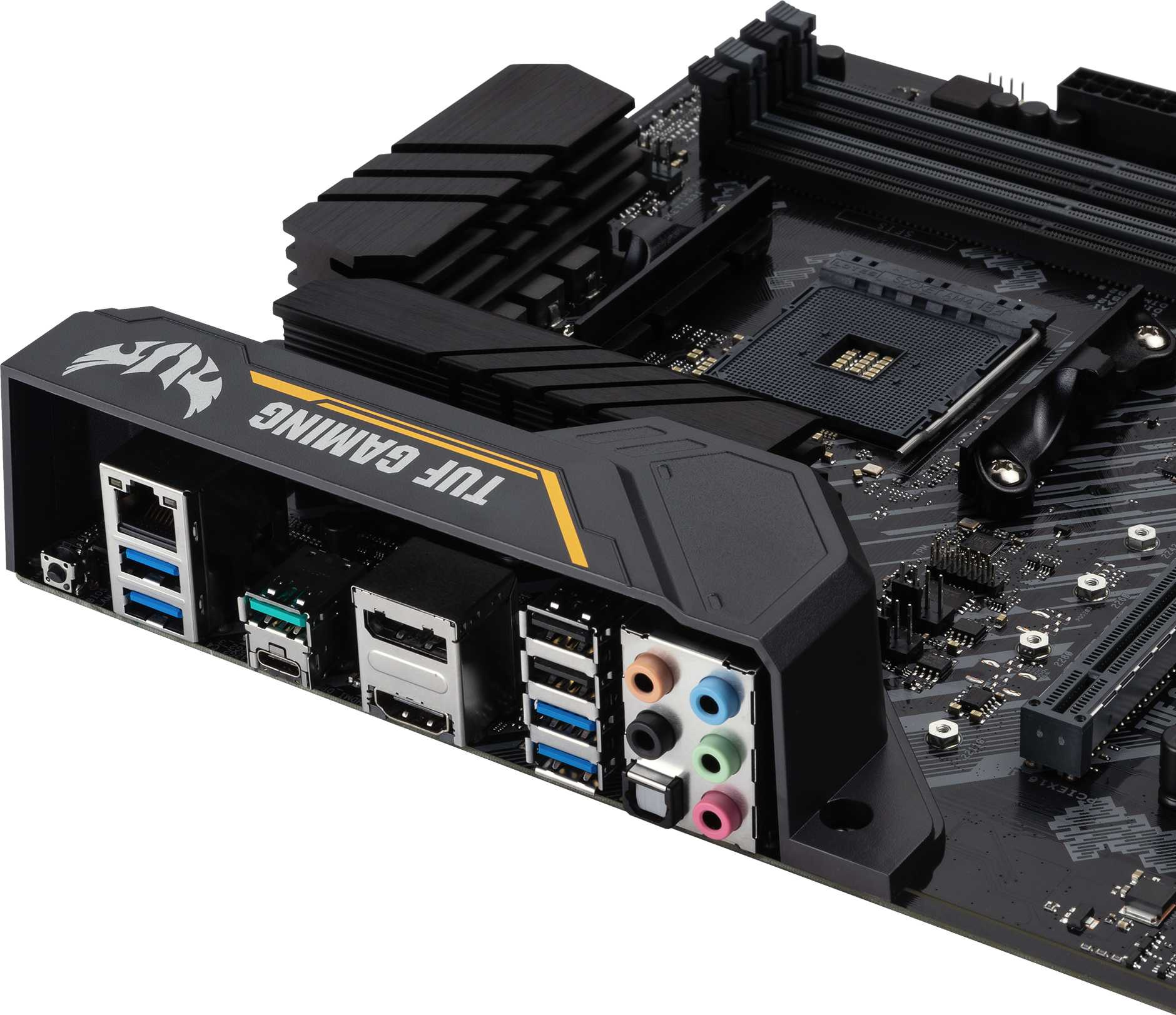 Материнская плата Asus TUF GAMING B450-PLUS II Soc-AM4 AMD B450 4xDDR4 ATX AC`97 8ch(7.1) GbLAN RAID+HDMI+DP — фото 4