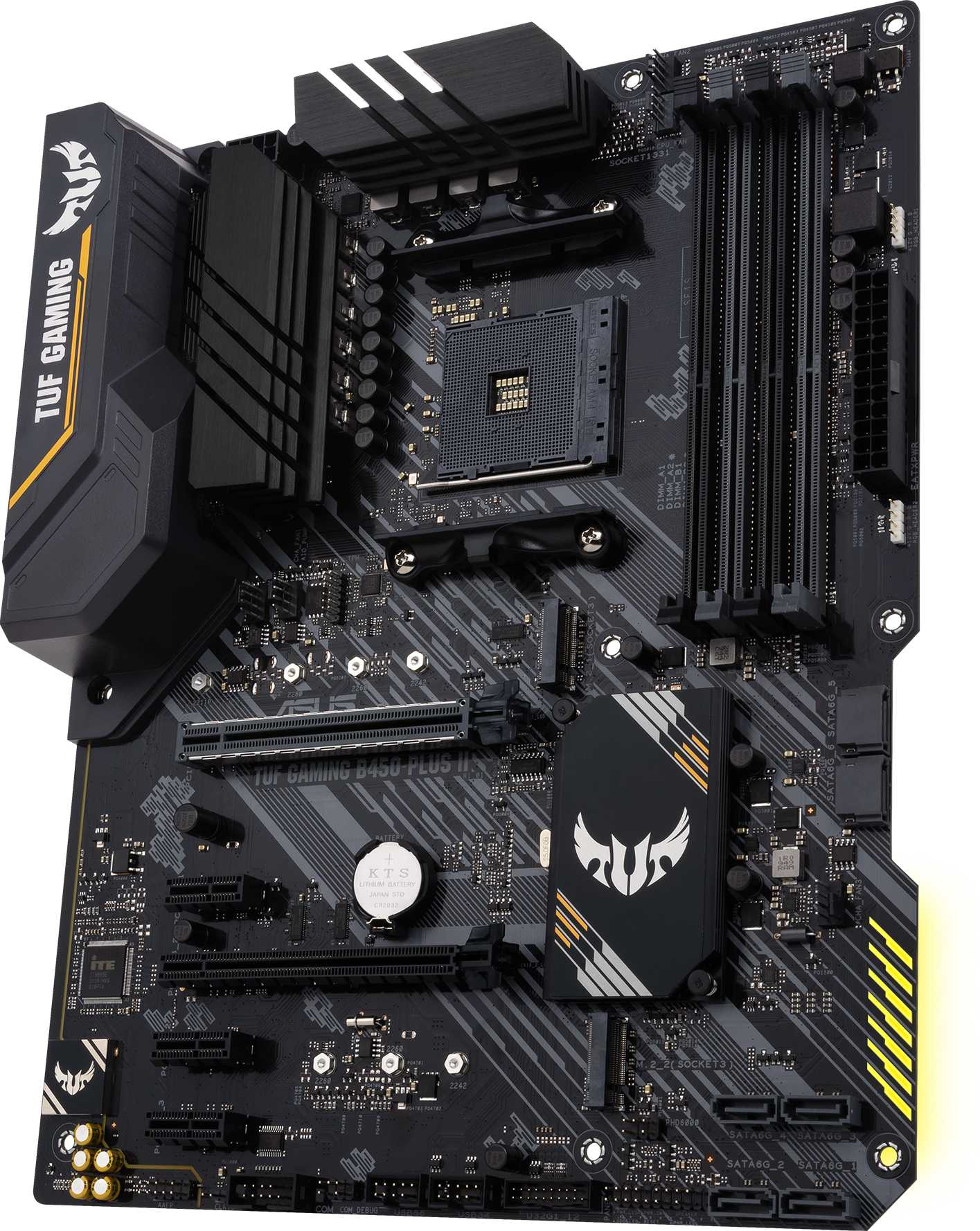 Материнская плата Asus TUF GAMING B450-PLUS II Soc-AM4 AMD B450 4xDDR4 ATX AC`97 8ch(7.1) GbLAN RAID+HDMI+DP — фото 5