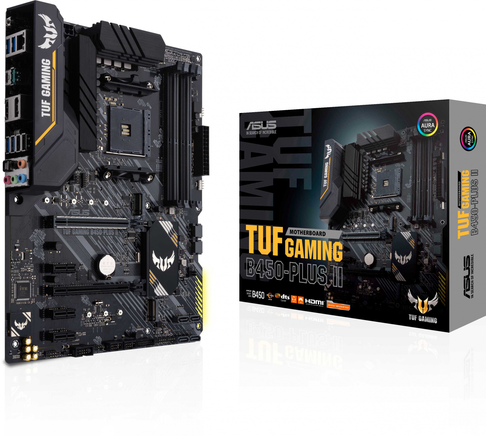 Материнская плата Asus TUF GAMING B450-PLUS II Soc-AM4 AMD B450 4xDDR4 ATX AC`97 8ch(7.1) GbLAN RAID+HDMI+DP — фото 8