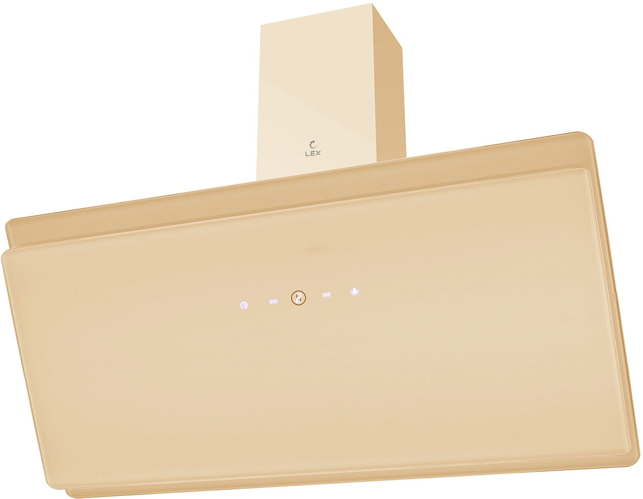 Вытяжка каминная Lex Furia 900 cлоновая кость управление: сенсорное (1 мотор)