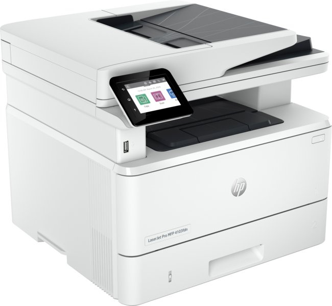 МФУ лазерный HP LaserJet Pro 4103fdn (2Z628A) A4 Duplex Net белый — фото 3