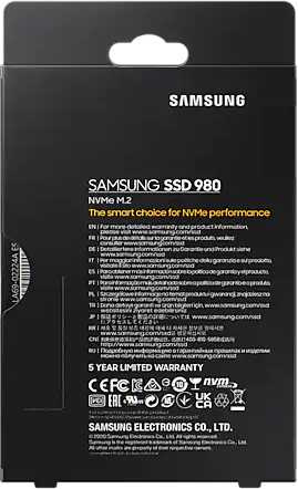Накопитель SSD Samsung PCIe 3.0 x4 1TB MZ-V8V1T0BW 980 M.2 2280 — фото 9