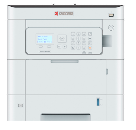 Принтер лазерный Kyocera Ecosys PA3500cx (1102YJ3NL0) A4 Duplex белый