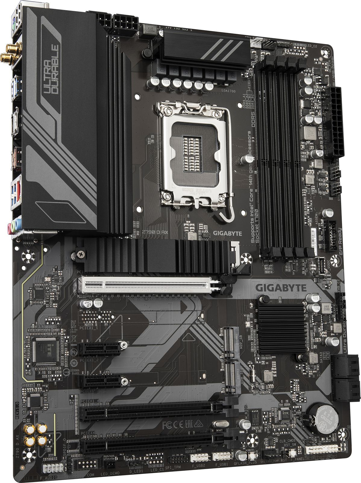 Материнская плата Gigabyte Z790 D AX Soc-1700 Intel Z790 4xDDR5 ATX AC`97 8ch(7.1) 2.5Gg RAID+HDMI+DP — фото 2