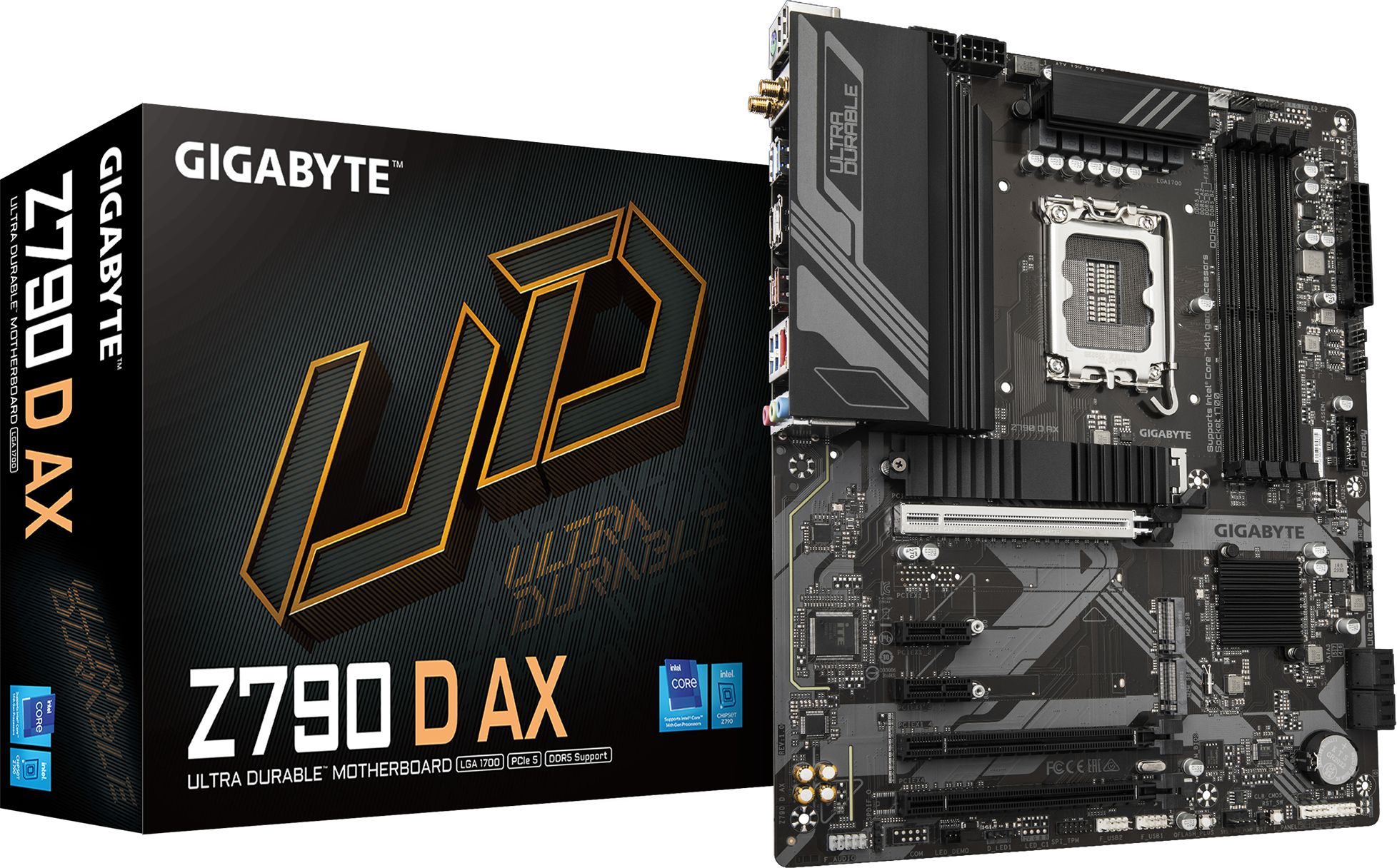 Материнская плата Gigabyte Z790 D AX Soc-1700 Intel Z790 4xDDR5 ATX AC`97 8ch(7.1) 2.5Gg RAID+HDMI+DP — фото 5