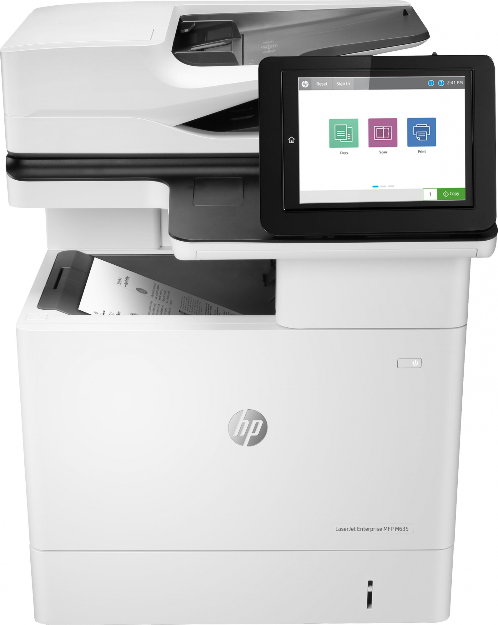 МФУ лазерный HP LaserJet Enterprise M635h (7PS97A) A4 Duplex Net белый/черный — фото 3