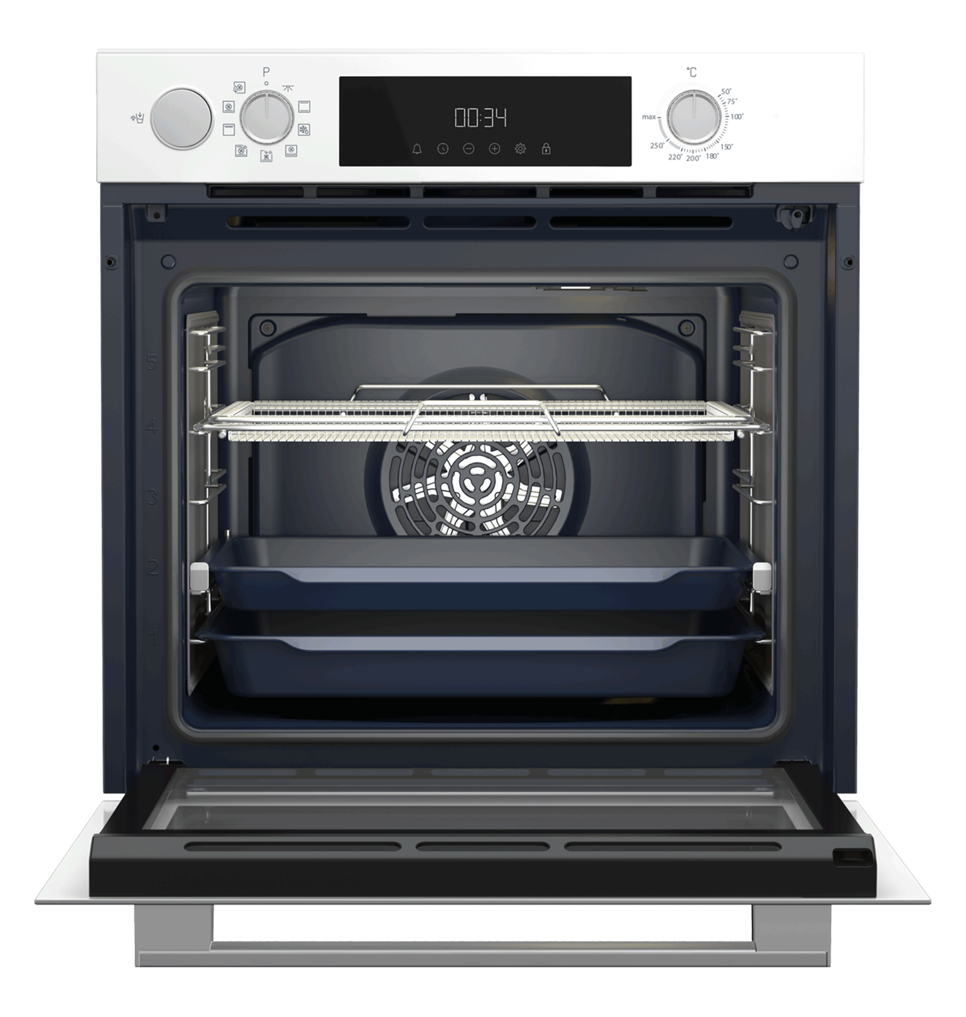 Электрический духовой шкаф Grundig GEBM12300WSA — фото 2