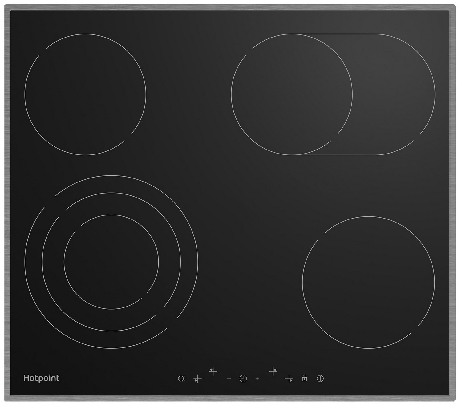Встраиваемая электрическая панель Hotpoint HR 6T7 X S