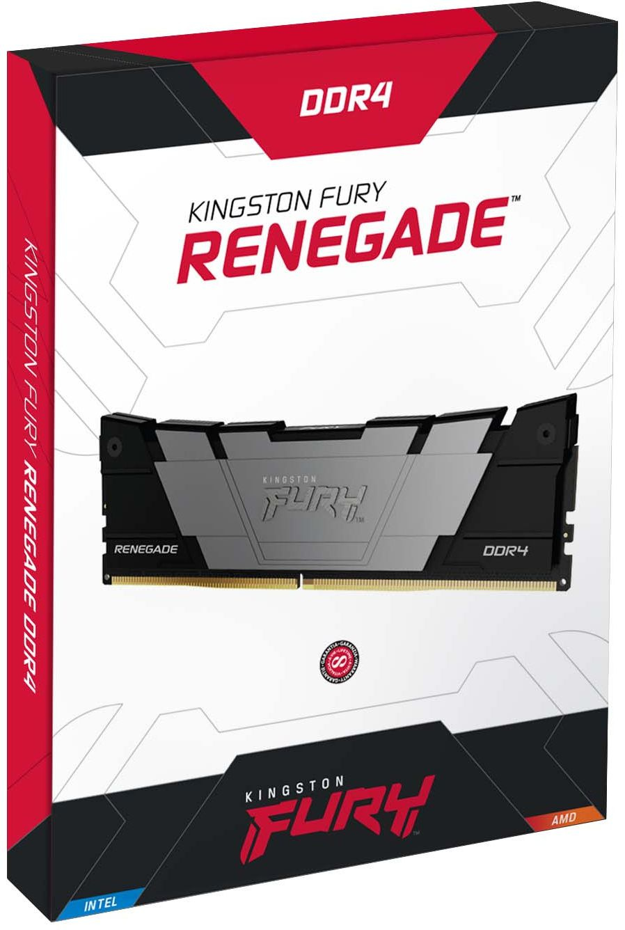 Память DDR4 4x32GB 3200MHz Kingston KF432C16RB2K4/128 Fury Renegade Black RTL Gaming PC4-25600 CL16 DIMM 288-pin 1.35В kit dual rank с радиатором Ret — фото 4