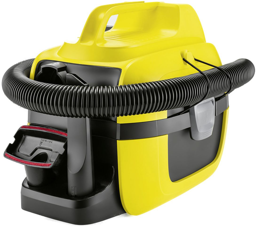 Пылесос Karcher WD 1 Compact Battery 230Вт желтый/черный