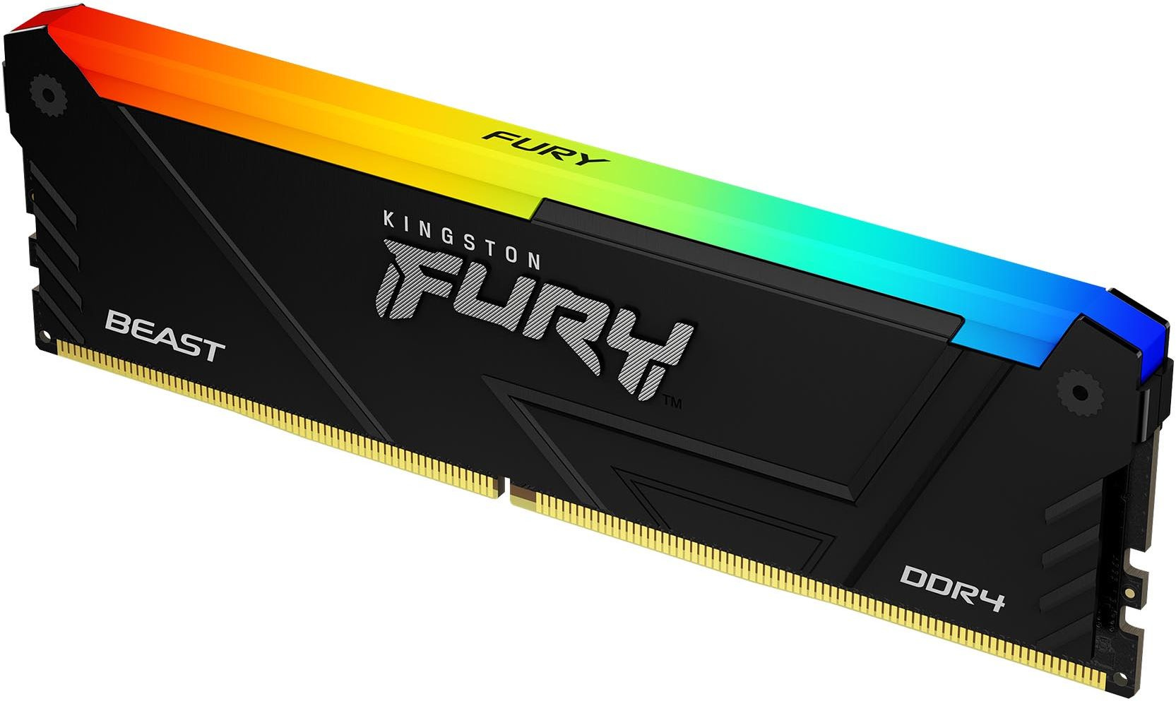 Память DDR4 32GB 3600MHz Kingston KF436C18BB2A/32 Fury Beast RGB RTL Gaming PC4-28800 CL18 DIMM 288-pin 1.35В single rank с радиатором Ret — фото 2