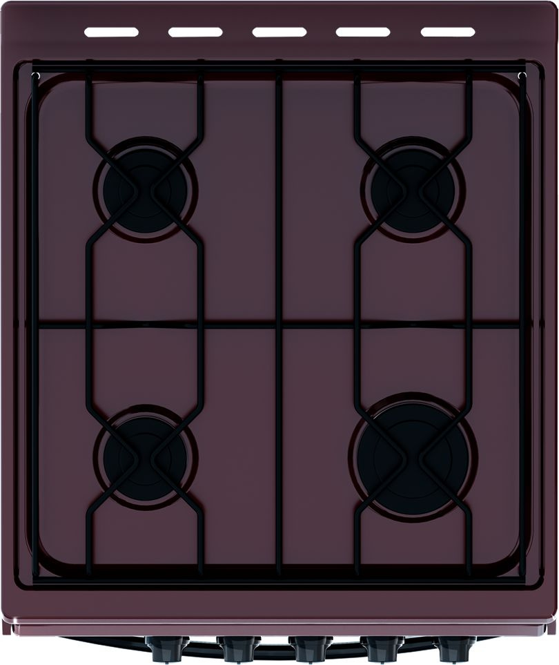 Плита Газовая Flama RG 24019 B коричневый (без крышки) реш.сталь