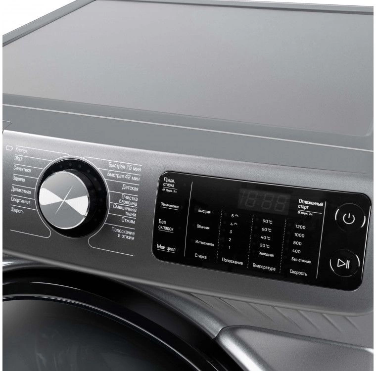 Стиральная машина Бирюса WM-SM814/03 M класс: A+++ загр.фронтальная макс.:8кг серебристый — фото 6