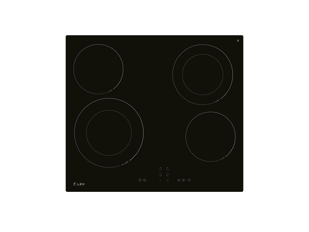 Варочная поверхность Lex EVH 642B BL черный