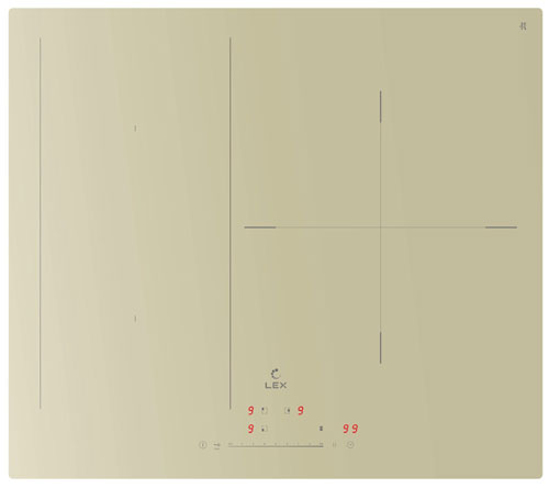 Индукционная варочная поверхность Lex EVI 631A IV слоновая кость