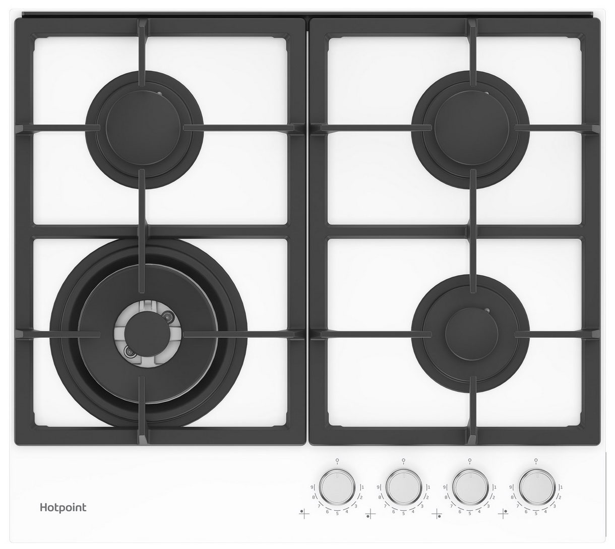 Встраиваемая газовая панель независимая Hotpoint HGS 62F/WH