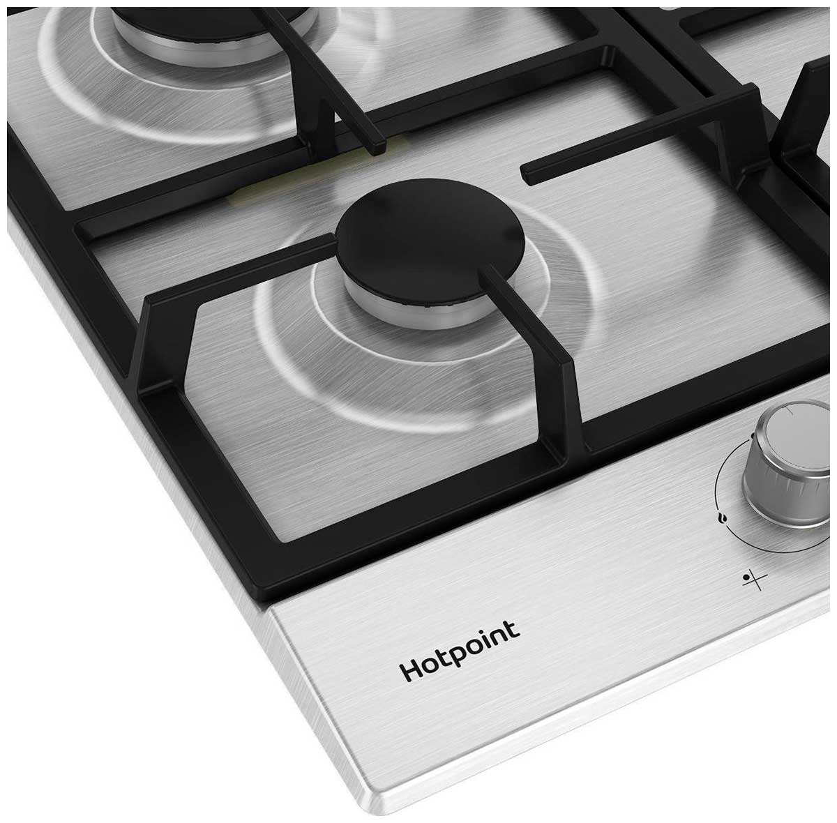 Встраиваемая газовая панель независимая Hotpoint HGMT 641 IX — фото 3
