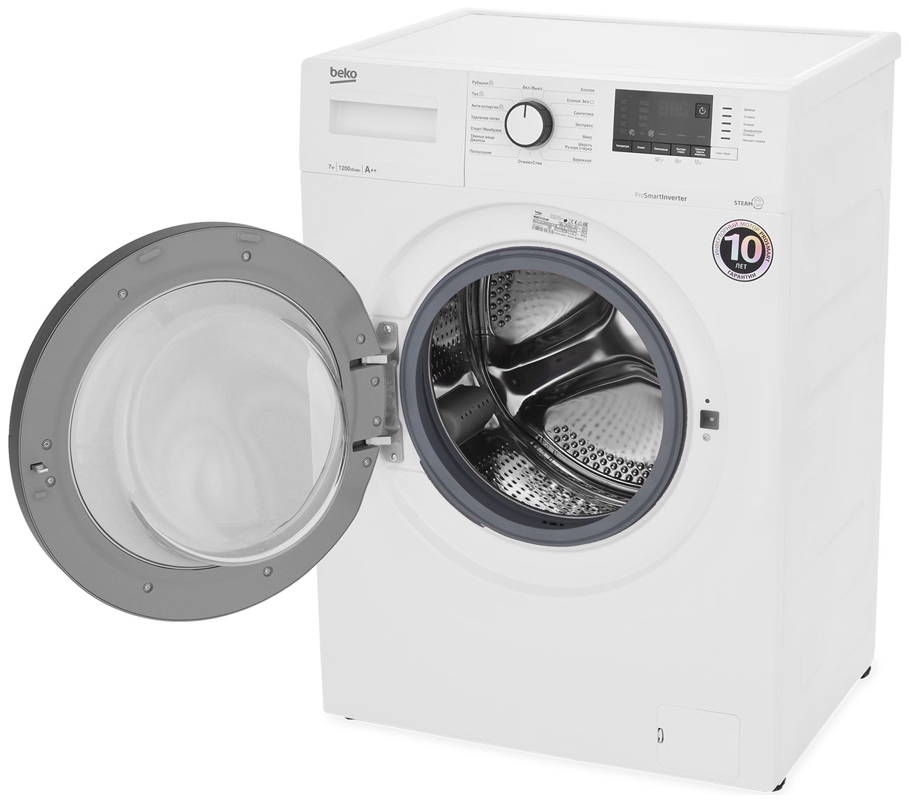 Стиральная машина Beko WSRE7612XAWI — фото 3