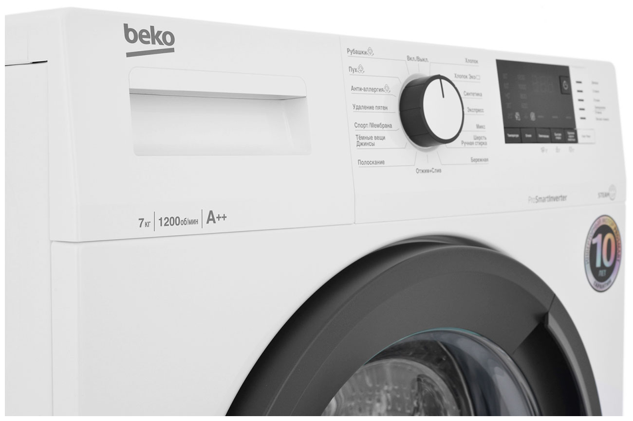 Стиральная машина Beko WSRE7612XAWI — фото 8
