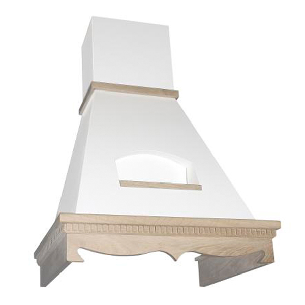 Вытяжка 60 см Elikor Бельведер 60 Beige/Oak unpainted