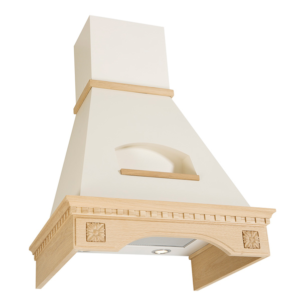 Вытяжка 60 см Elikor Бельведер Флореале 60 Beige/Oak unpainted