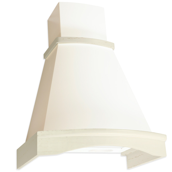 Вытяжка 60 см Elikor Ротонда 60 Beige/Oak White Patina