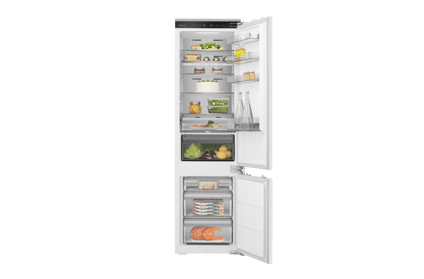 Встраиваемый холодильник Hisense RB3B280SAW1