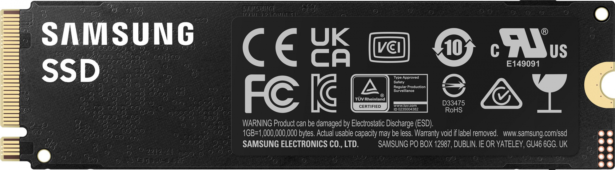 Накопитель SSD Samsung PCIe 4.0 x4 4TB MZ-V9P4T0BW 990 Pro M.2 2280