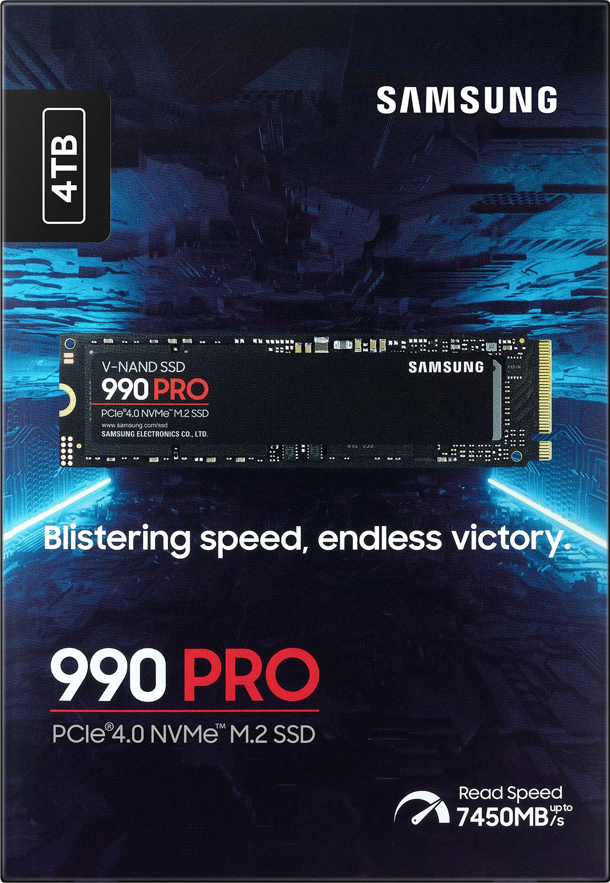 Накопитель SSD Samsung PCIe 4.0 x4 4TB MZ-V9P4T0BW 990 Pro M.2 2280 — фото 4