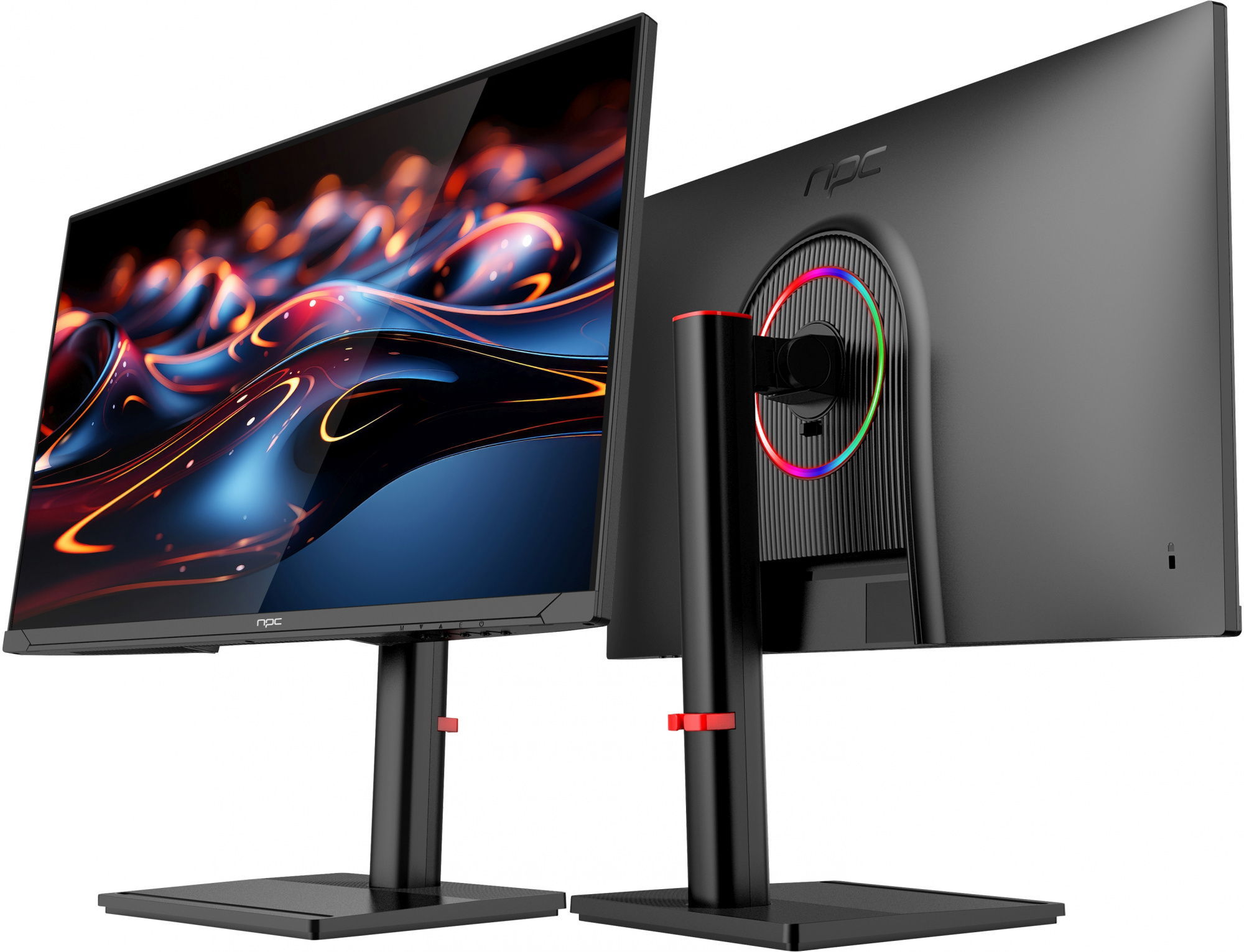 Монитор NPC 27" MD2707-K черный IPS LED 1ms 16:9 HDMI M/M матовая HAS Piv 250cd 178гр/178гр 1920x1080 240Hz G-Sync FreeSync DP FHD USB 5.5кг — фото 7