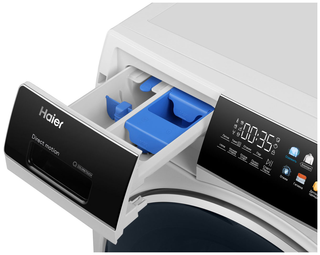 Стиральная машина узкая Haier HW80-B14279 — фото 3
