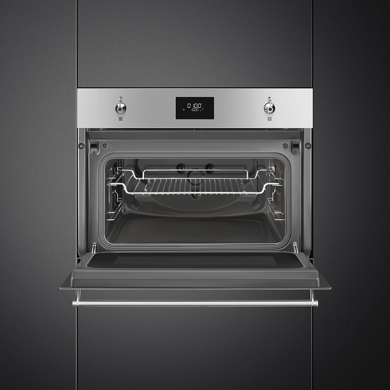 Встраиваемая электрическая духовка SMEG SO4301M0X — фото 3