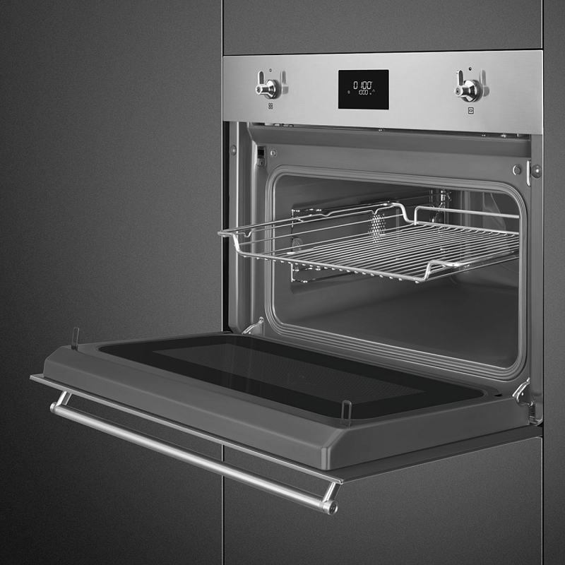 Встраиваемая электрическая духовка SMEG SO4301M0X — фото 5