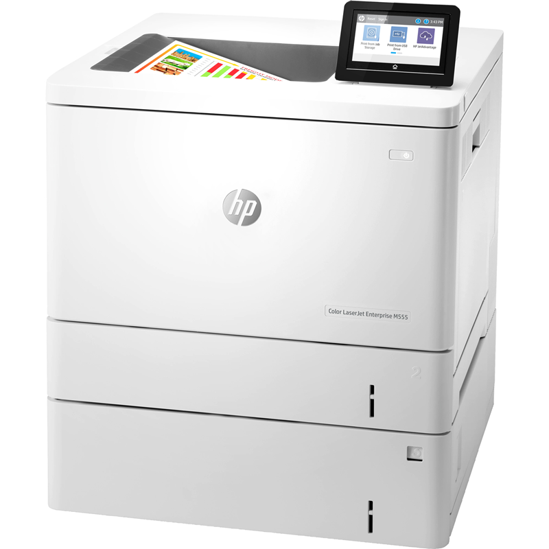 Лазерный принтер HP Color LaserJet Enterprise M555x (7ZU79A) — фото 3