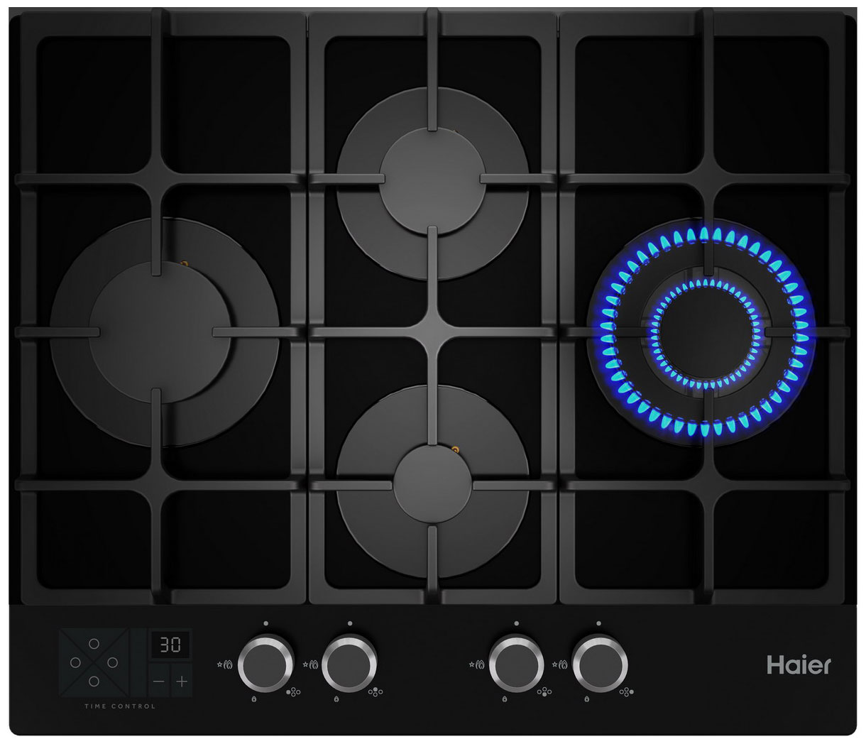 Встраиваемая газовая панель независимая Haier HHX-G64CWSB