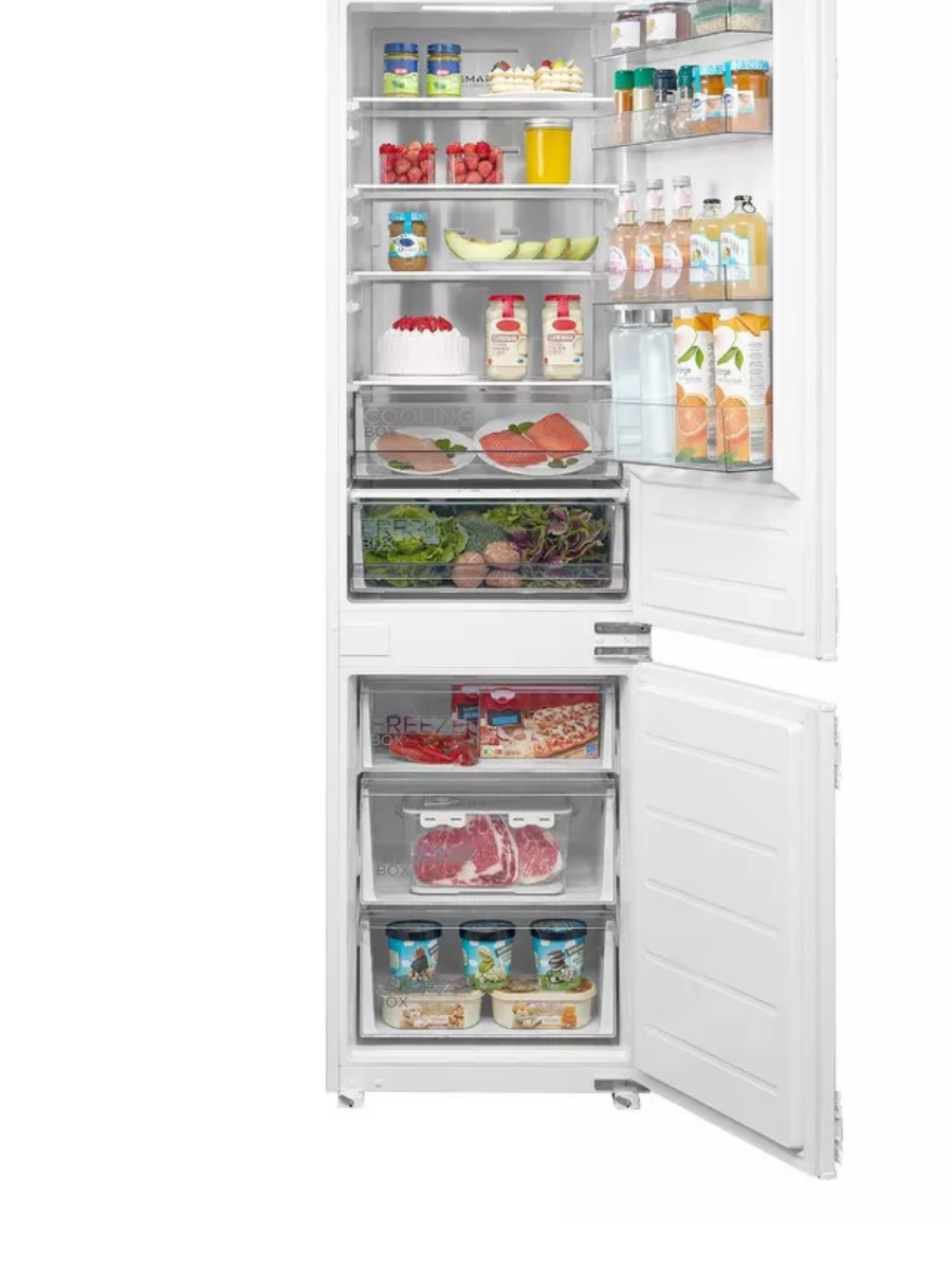 Встраиваемый холодильник комби Midea MDRE415FGE01