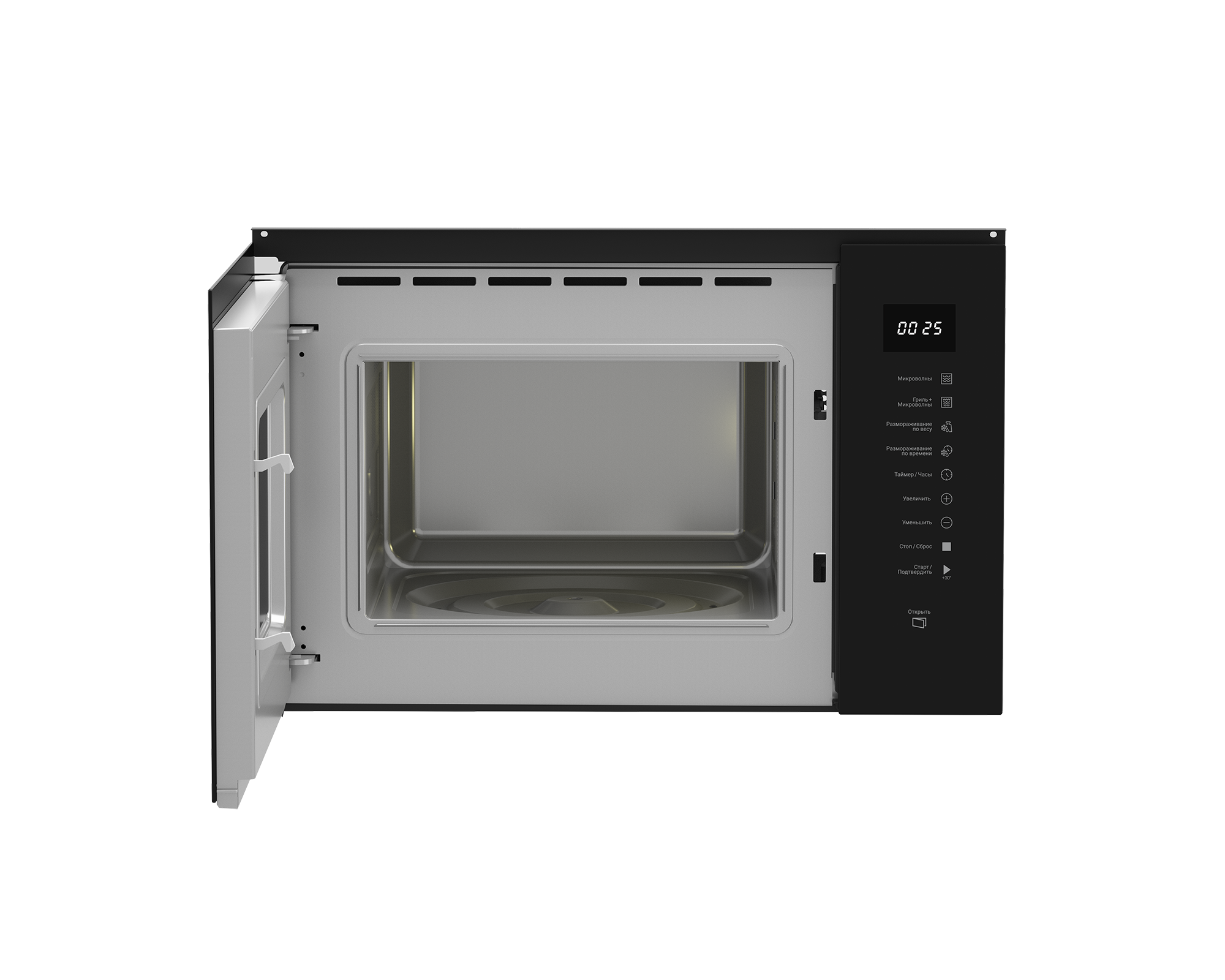 Встраиваемая микроволновая печь Hotpoint MF25G BL H — фото 3