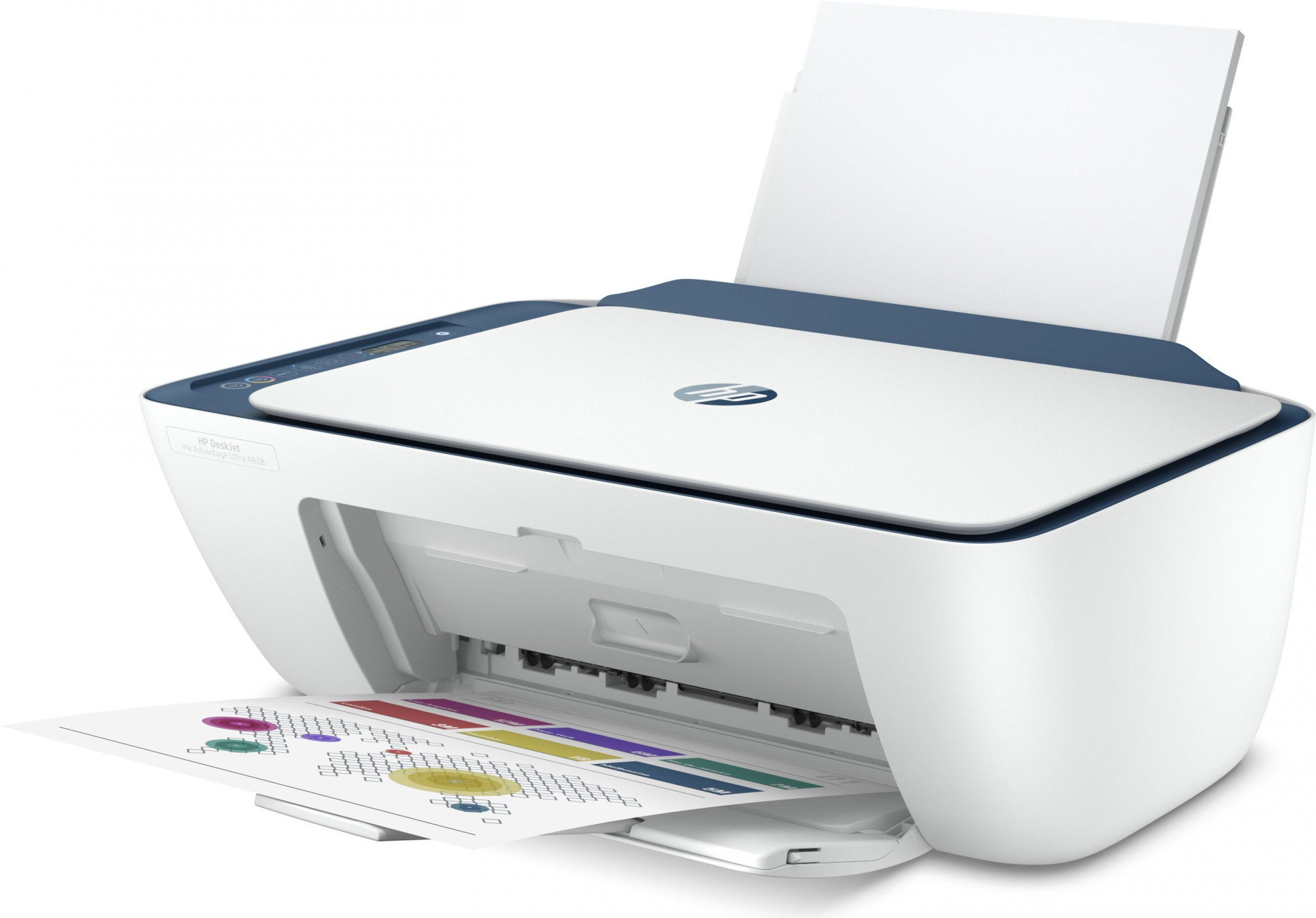 МФУ струйный HP DeskJet IA Ultra 4828 (25R76A) A4 WiFi USB белый/синий — фото 2